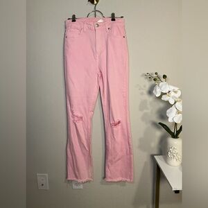VIP Pink Flare Jeans
